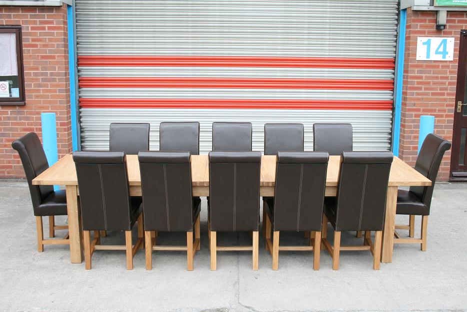 Large Dining Table Seats 10 12 14 16 People Huge Big Tables