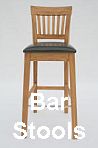 Oak kitchen stools and bar stools