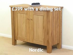 Small Oak Sideboard
