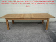 Table 25 - Tallinn Butterfly Extending 2.4m - 2.9m European Oak Dining Table - reduced to £599. 25% off dining chairs when combined